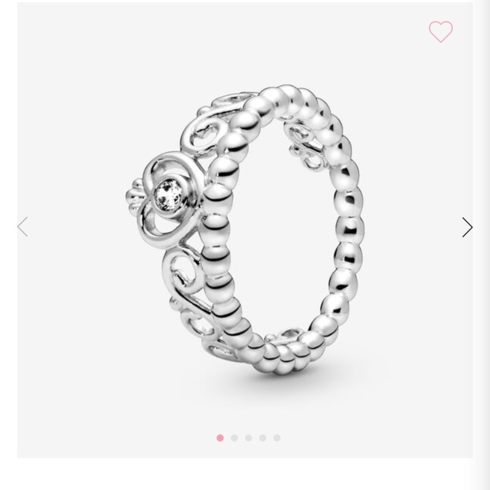 Pandora Princess Tiara Crown Ring